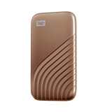 WESTERN DIGITAL MY PASSPORT WDBAGF0020BGD SSD 2.000GB ESTERNO PORTATILE USB-C 3.2 GEN 2 VELOCITA DI LETTURA 1050 MB/S VELOCITA DI SCRITTURA 1000 MB/S ORO