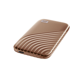 WESTERN DIGITAL MY PASSPORT WDBAGF0020BGD SSD 2.000GB ESTERNO PORTATILE USB-C 3.2 GEN 2 VELOCITA DI LETTURA 1050 MB/S VELOCITA DI SCRITTURA 1000 MB/S ORO