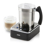 Domo DO717MF montalatte Schiumatore per latte automatico Nero, Acciaio inossidabile