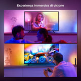 PHILIPS HUE PLAY GRADIENT STRISCIA LUMINOSA LED 20 W 1.100 LUMEN LUCE MULTICOLORE PER TV 65"-75"
