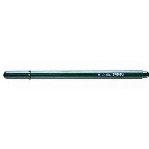 TRATTO TRATTO PEN PENNA PUNTA IN FIBRA CONICA 0.5 mm VERDE BOSCO CONF 12 Pz.