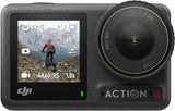 DJI Osmo Action 4 Essential Combo Action Cam 4K/120fps Wasserdicht 18m Schwarz