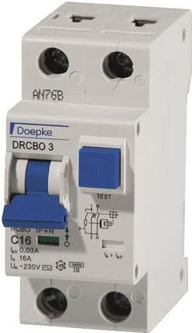 Doepke Schaltgerte GmbH FI/LS-Kombination DRCBO 3 C16/0,3/1N-A (09932134)