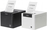 Citizen CT-E301 - Belegdrucker - zweifarbig (monochrom) - Thermodirekt - Rolle (7,95 cm), Rolle (5,75 cm) - 203 dpi - bis zu 250 mm/Sek. - USB 2.0 - Cutter - Schwarz (CTE301XXEBX)