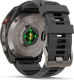 Garmin Fenix 8 Pro - 51 mm - Titan - Sportuhr mit Riemen - Silikon - graphite/black - Handgelenkgre: 127-210 mm - Anzeige 3.556 cm (1.4") (010-03199-11)