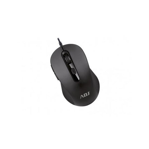 MOUSE ADJ USB OTTICO 6D EVO PURE 1000 DPI 6 TASTI PLUG&PLAY BLACK