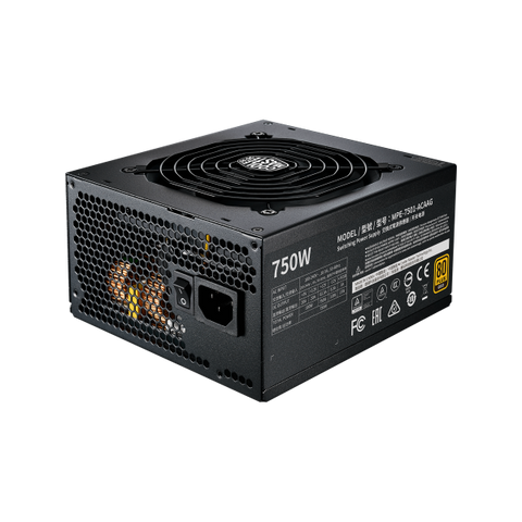 Cooler Master MWE Gold 750 - V2 fuente de alimentación para ordenador 750 W 24-pin ATX ATX Negro 