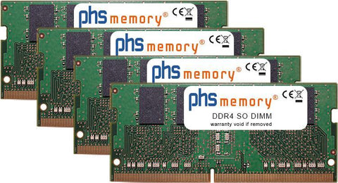 PHS-memory 32GB (4x8GB) Kit RAM Speicher fr Dell Precision 7710 DDR4 SO DIMM 2133MHz (SP150933)