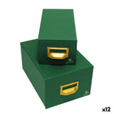 Classificatore compilabile Mariola Verde Cartone 18 x 12,5 x 35 cm (12 Unità)