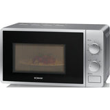 Bomann MW 6014 CB Superficie piana Solo microonde 20 L 700 W Argento