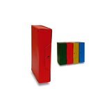 BREFIOCART CARTELLE PORTA PROGETTO IN PRESSPAN CON BOTTONI 250X350 mm DORSO 8 CM COL. GIALLO CONF 5 Pz.