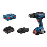 Bosch GSB 18V-55 PROFESSIONAL 1800 Giri/min Senza chiave 1,1 kg Nero, Blu, Rosso