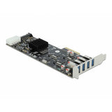 DeLOCK 89008 scheda di interfaccia e adattatore PCIe,SATA,USB 3.2 Gen 1 (3.1 Gen 1) Interno