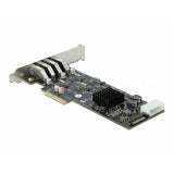 DeLOCK 89008 scheda di interfaccia e adattatore PCIe,SATA,USB 3.2 Gen 1 (3.1 Gen 1) Interno