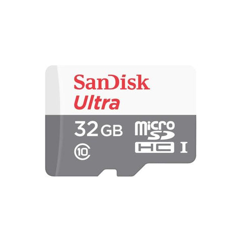 SANDISK ULTRA MEMORIA MICROSDHC 32 GB CLASSE 10 UHS-I GRIGIO BIANCO