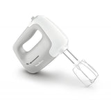 MOULINEX HM450 PREPMIX SBATTITORE ELETTRICO POTENZA DI 450 W 5 VELOCIT REGOLABILI E UN PULSANTE TURBO 2 LAME IN ACCIAIO INOX 2 GANCI IMPASTATORI UTILIZZO CONFORTEVOLE BIANCO E GRIGIO