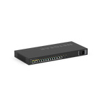NETGEAR M4250-10G2XF-PoE+ Gestito L2/L3 Gigabit Ethernet [10/100/1000] Supporto Power over Ethernet [PoE] 1U Nero (NETGEAR AV GSM4212PX-100EUS M4250-10G2XF-PoE+ Managed Switch 240W Budget 2 SFP+ AVB)