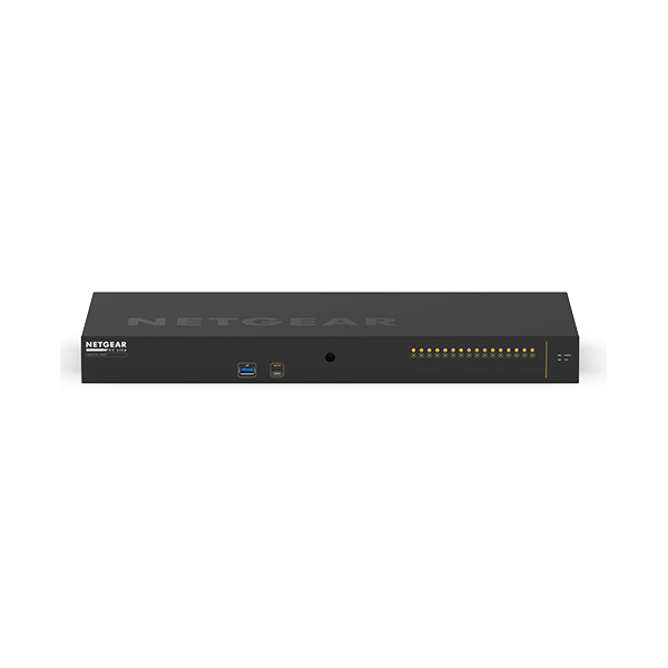 NETGEAR M4250-16XF Gestito L2/L3 1U Nero (M4250 16-PORT AV LINE SWITCH - 16X1G/10G FIBER SFP+ MANAGED)