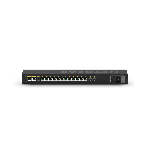 NETGEAR M4250-12M2XF Gestito L2/L3 2.5G Ethernet 1U Nero (M4250 14-PORT AV LINE SWITCH - 12X2.5G UND 2XSFP+ MANAGED)