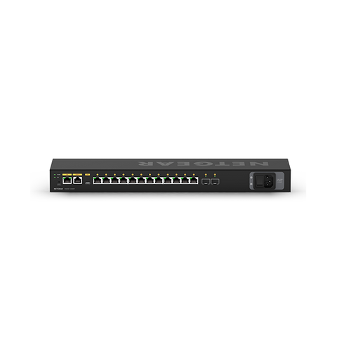 NETGEAR M4250-12M2XF Gestito L2/L3 2.5G Ethernet 1U Nero (M4250 14-PORT AV LINE SWITCH - 12X2.5G UND 2XSFP+ MANAGED)