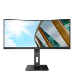 AOC P2 CU34P2A LED display 86,4 cm [34] 3440 x 1440 Pixel Quad HD Nero (AOC CU34P2A - Monitor a LED - curvato - 34 - 3440 x 1440 UWQHD @ 100 Hz - VA - 300 cd/m? - 3000:1 - 1 ms - 2xHDMI, DisplayPort