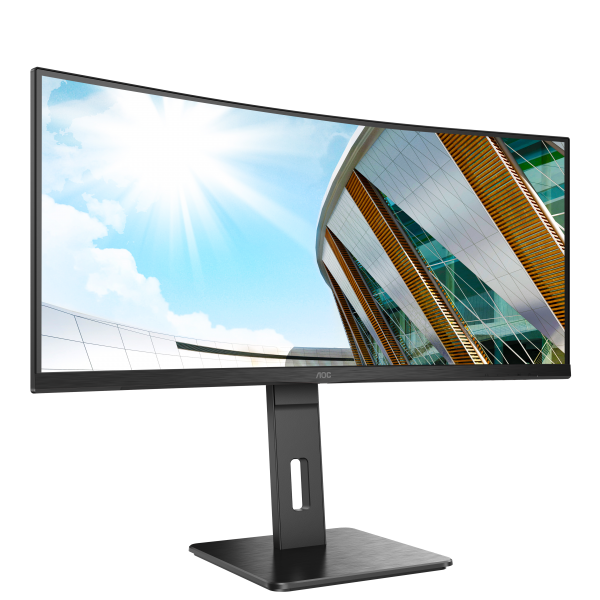 AOC P2 CU34P2A LED display 86,4 cm [34] 3440 x 1440 Pixel Quad HD Nero (AOC CU34P2A - Monitor a LED - curvato - 34 - 3440 x 1440 UWQHD @ 100 Hz - VA - 300 cd/m? - 3000:1 - 1 ms - 2xHDMI, DisplayPort