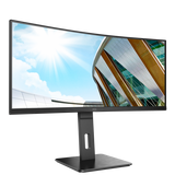 AOC P2 CU34P2A LED display 86,4 cm [34] 3440 x 1440 Pixel Quad HD Nero (AOC CU34P2A - Monitor a LED - curvato - 34 - 3440 x 1440 UWQHD @ 100 Hz - VA - 300 cd/m? - 3000:1 - 1 ms - 2xHDMI, DisplayPort