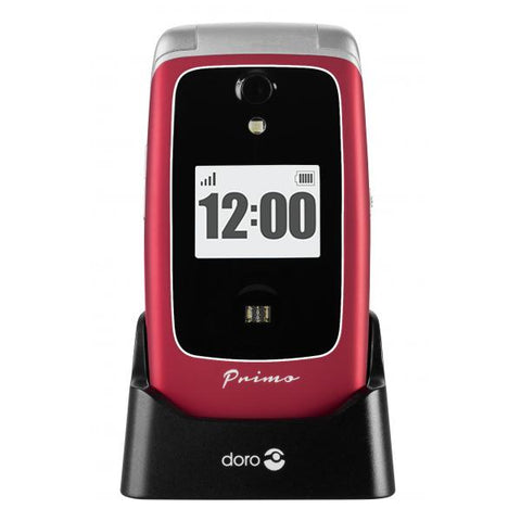 Doro Primo 418 7,11 cm (2.8") 110 g Rosso Telefono con fotocamera