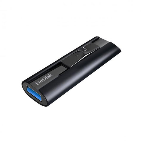 SANDISK EXTREME PRO CHIAVETTA USB 1.000 USB 3.2 VELOCITA DI LETTURA 420 MB/S VELOCITA DI SCRITTURA 380 MB/S BLACK
