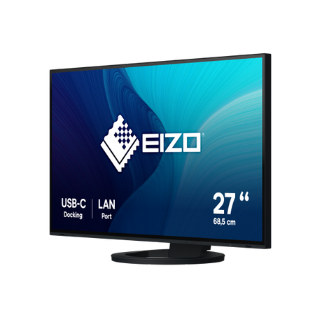 EIZO FLEXSCAN EV2795-BK 27" LED IPS FORMATO 16:9 CONTRASTO 1.000:1 1xHDMI 1xDISPLAY PORT 1xUSB COLORE NERO GARANZIA ITALIA