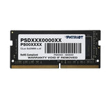 PATRIOT SIGNATURE PSD48G320081S MEMORIA RAM 8GB 3.200MHz TIPOLOGIA SO-DIMM TECNOLOGIA DDR4 CL22