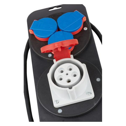 Brennenstuhl 1151600010 unità di distribuzione dell'energia (PDU) Nero, Blu, Rosso 4 presa(e) AC