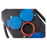 Brennenstuhl 1151600010 unità di distribuzione dell'energia (PDU) Nero, Blu, Rosso 4 presa(e) AC