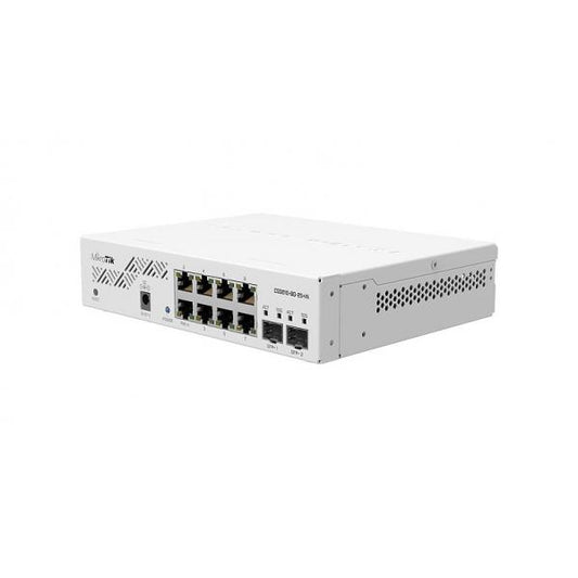 Mikrotik CSS610-8G-2S+IN switch di rete Gigabit Ethernet [10/100/1000] Supporto Power over Ethernet [PoE] Bianco (MikroTik CSS610 Desktop Smart Switch - CSS610-8G-2S+IN [UK PSU])