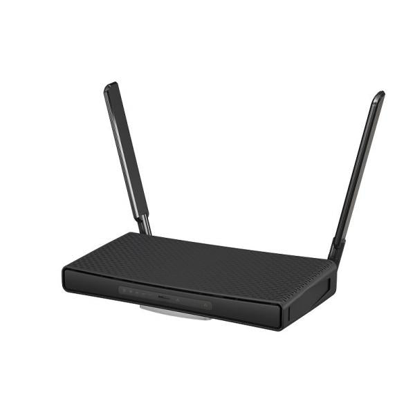 Mikrotik hAP ac router wireless Dual-band (2.4 GHz/5 GHz) Gigabit Ethernet Nero