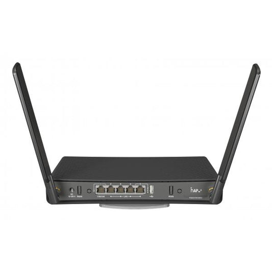 Mikrotik hAP ac router wireless Dual-band (2.4 GHz/5 GHz) Gigabit Ethernet Nero
