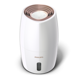 PHILIPS HU2716/10 UMIDIFICATORE D'ARIA SERIE 2000 UMIDIFICAZIONE IGIENICA NANOCLOUD 3 VELOCITA' SERBATOIO 2 LT MODALITA' AUTO E NOTTE BIANCO