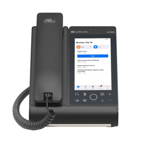 AudioCodes C470HD telefono IP Nero TFT Wi-Fi