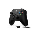 Microsoft Xbox Wireless Controller + USB-C Cable Nero Gamepad Analogico/Digitale PC, Xbox One, Xbox One S, Xbox One X, Xbox Series S, Xbox Series X (Microsoft Xbox Wireless Controller + U)