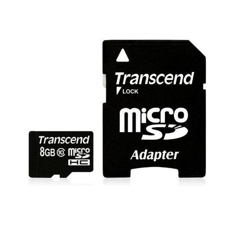 Transcend TS8GUSDHC10 memoria flash 8 GB MicroSDHC Classe 10 NAND