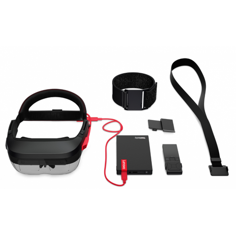 Lenovo ThinkReality A6 Occhiali immersivi FPV 380 g Nero (ThinkReality A6 MTM 845 4G+64G. WARRANTY: 1YR CCR)