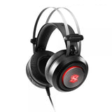 SHARKOON SKILLER SGH30 CUFFIE STEREO GAMING HEADSET USB SOUND CARD VIRTUAL SOUND 7.1 RGB NERO