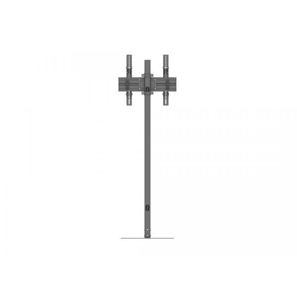 Multibrackets 8939 Supporto per display espositivi 165,1 cm [65] Nero (Multibrackets M Single Pole Floormount Pro 32'-65')