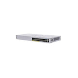 CISCO BUSINESS 110 SERIES CBS110-24PP-EU SWITCH NON GESTITO 12 x 10/100/1000 (PoE) + 12 x 10/100/1000 + 2 x combo Gigabit SFP PoE (100 W) MONTABILE A RACK