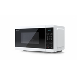 Sharp YC-MG02E-W forno a microonde Superficie piana 20 L 800 W Blu, Bianco