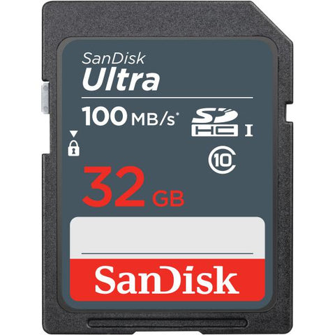 SANDISK ULTRA SCHEDA DI MEMORIA SDHC 32GB UHS-1 CLASSE 10 100MB/S