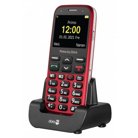 Doro Primo 368 5,84 cm (2.3") 92 g Nero, Rosso Telefono per anziani