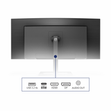 Philips E Line 346E2CUAE/00 Monitor PC 86,4 cm (34") 3440 x 1440 Pixel Wide Quad HD+ LCD Nero