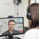 Logitech C505 Webcam HD - Videocamera USB Esterna 720p HD per Desktop o Laptop con Microfono a Lunga Portata, Compatibile con PC o Mac (C505 webcam 1280 x 720 pixels - USB Black C505, 1280 x 720 - pi
