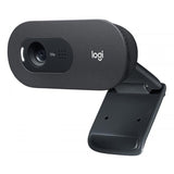Logitech C505 Webcam HD - Videocamera USB Esterna 720p HD per Desktop o Laptop con Microfono a Lunga Portata, Compatibile con PC o Mac (C505 webcam 1280 x 720 pixels - USB Black C505, 1280 x 720 - pi
